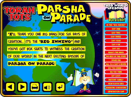 Torah Tots Parsha Enlargement

 Use the BACK button at any time to return