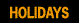 Jewish Holidays