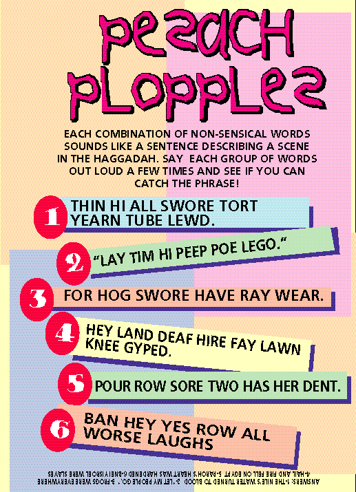 Pesach Ploppies