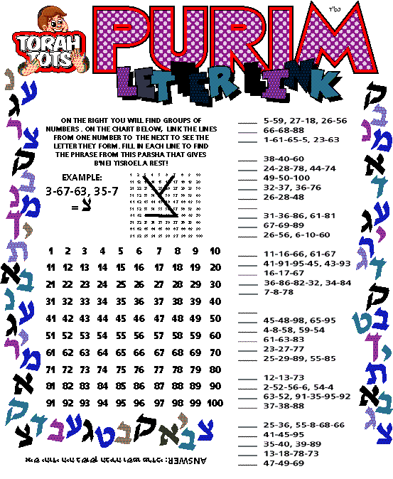 Purim Letter Link